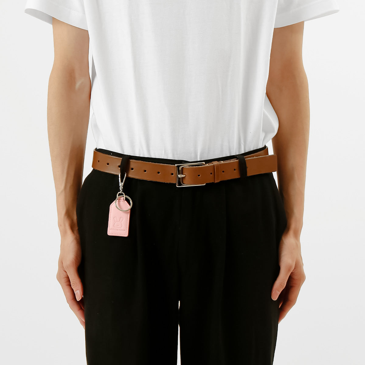 葛葉/魔界ノりりむ モチーフタグキーリング PINK