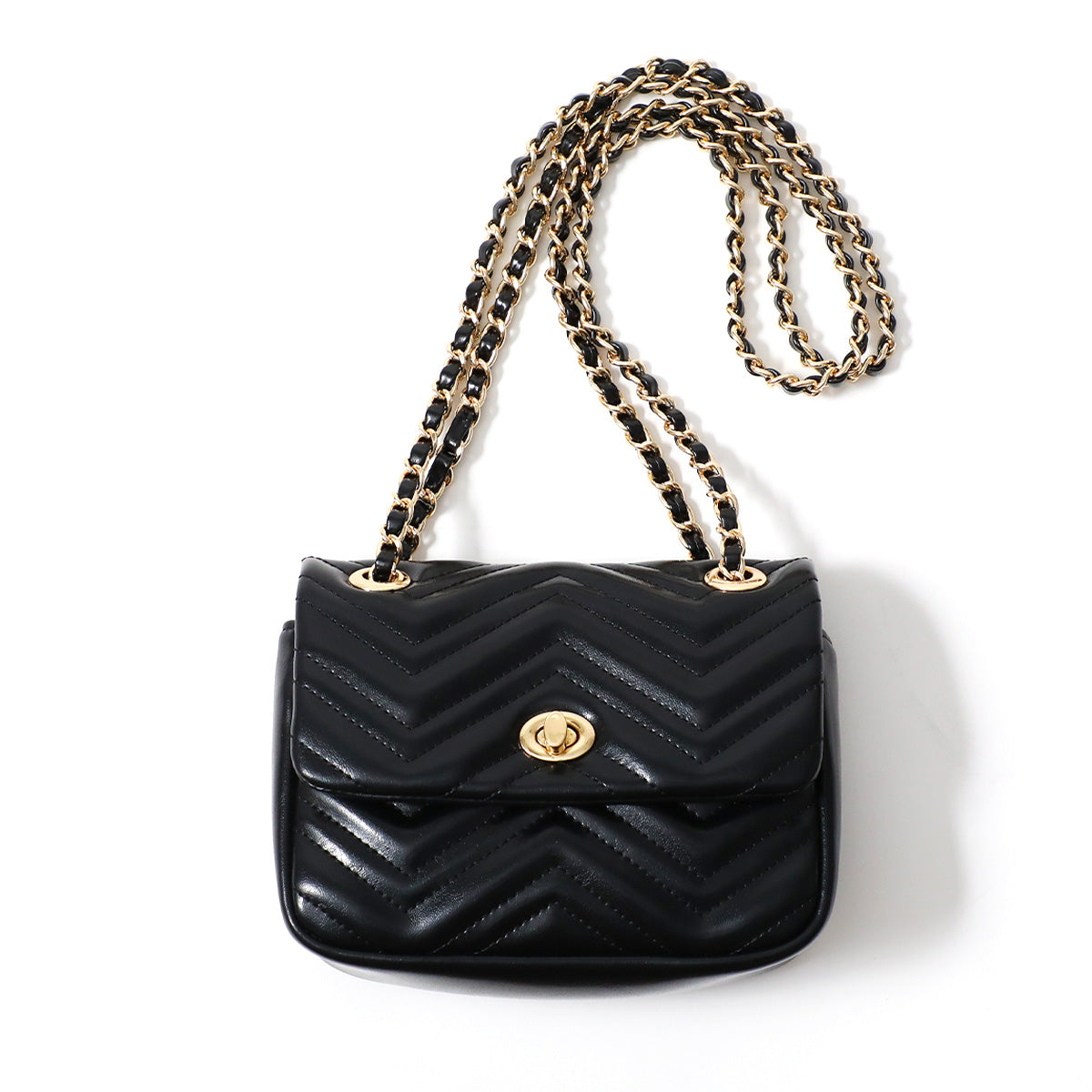 イブラヒム/フレン・E・ルスタリオ チェーンハンドバッグ:ブラック