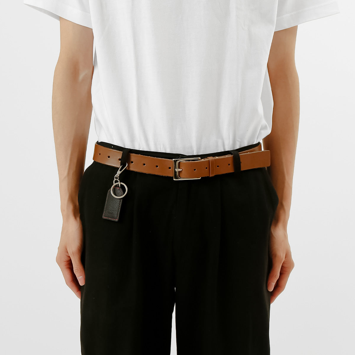 葛葉/魔界ノりりむ モチーフタグキーリング BLACK