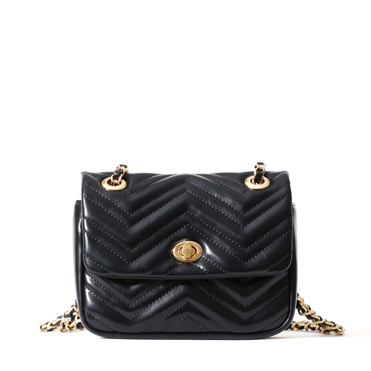 イブラヒム/フレン・E・ルスタリオ チェーンハンドバッグ:ブラック