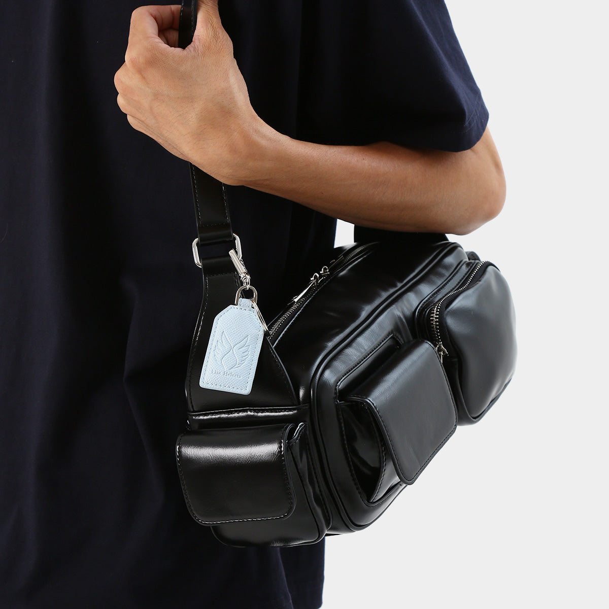 加賀美ハヤト/リゼ・ヘルエスタ モチーフタグキーリング(ライトブルー)