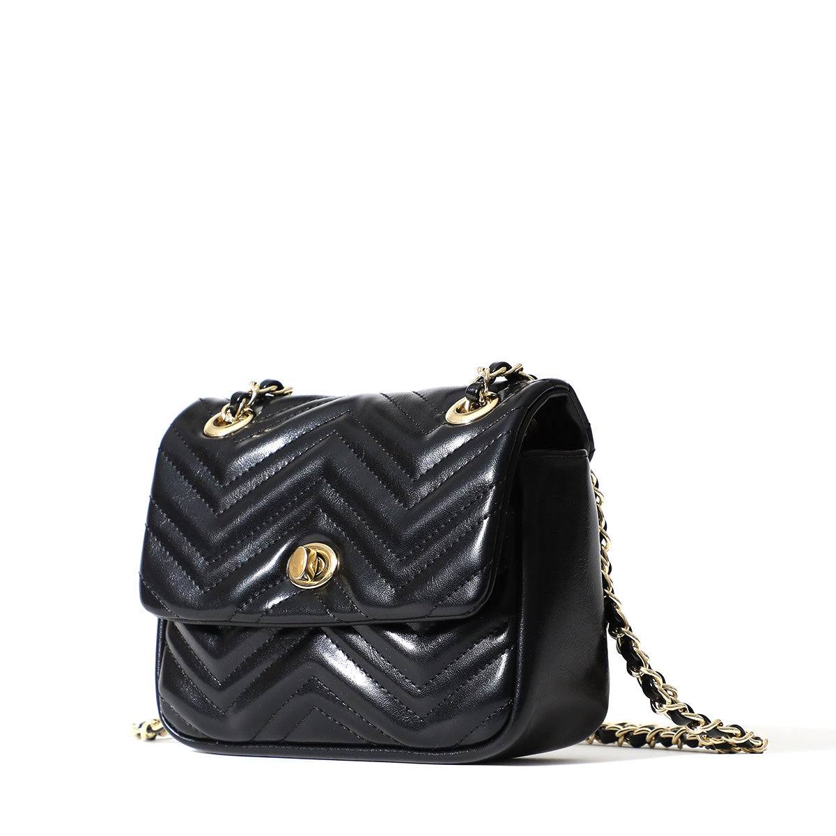 イブラヒム/フレン・E・ルスタリオ チェーンハンドバッグ:ブラック