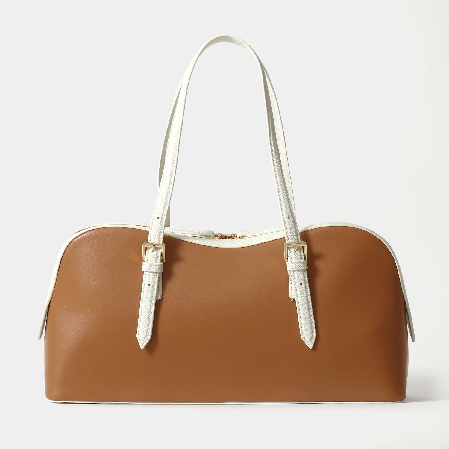 加賀美ハヤト バイカラースリムボストンバッグ