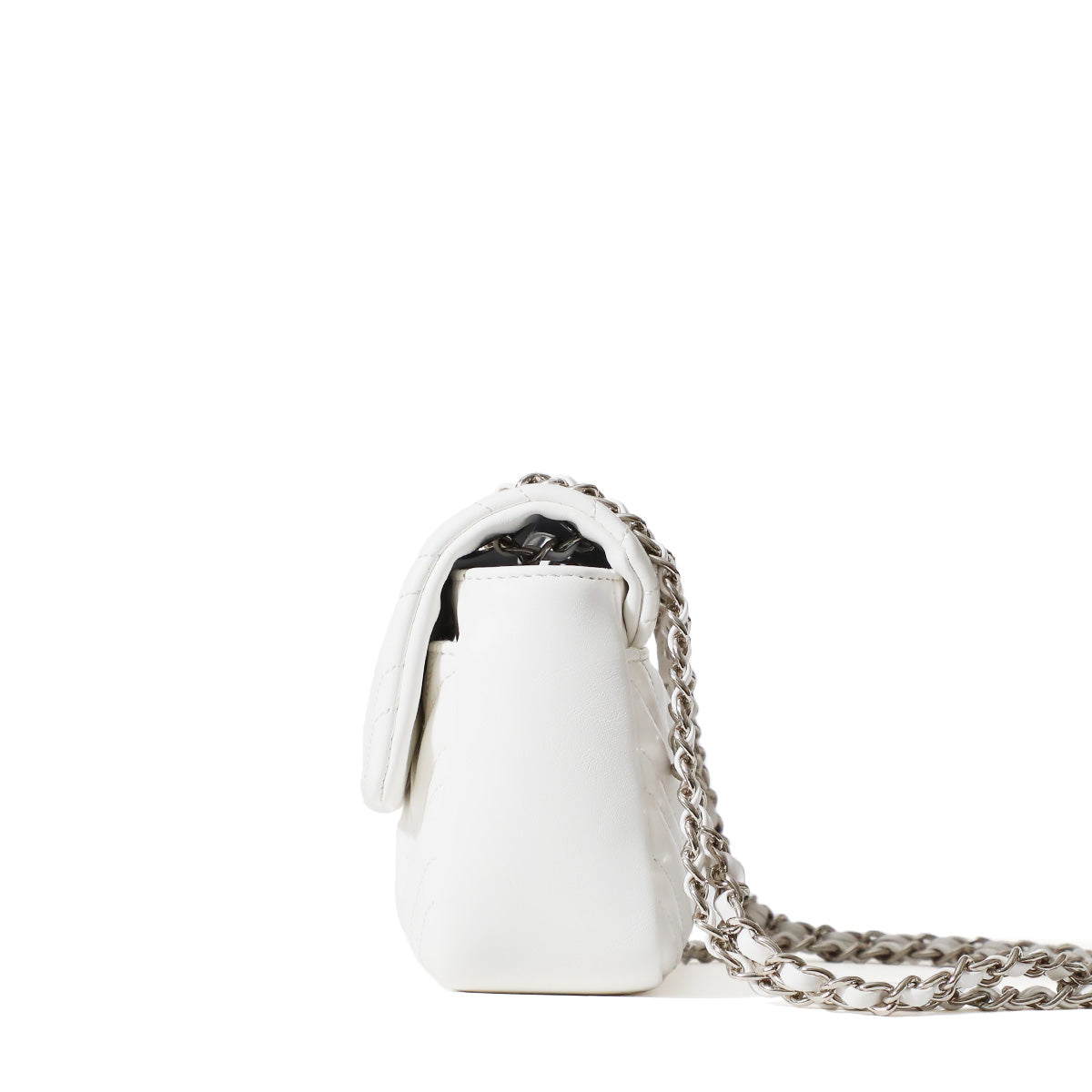 イブラヒム/フレン・E・ルスタリオ チェーンハンドバッグ:ホワイト