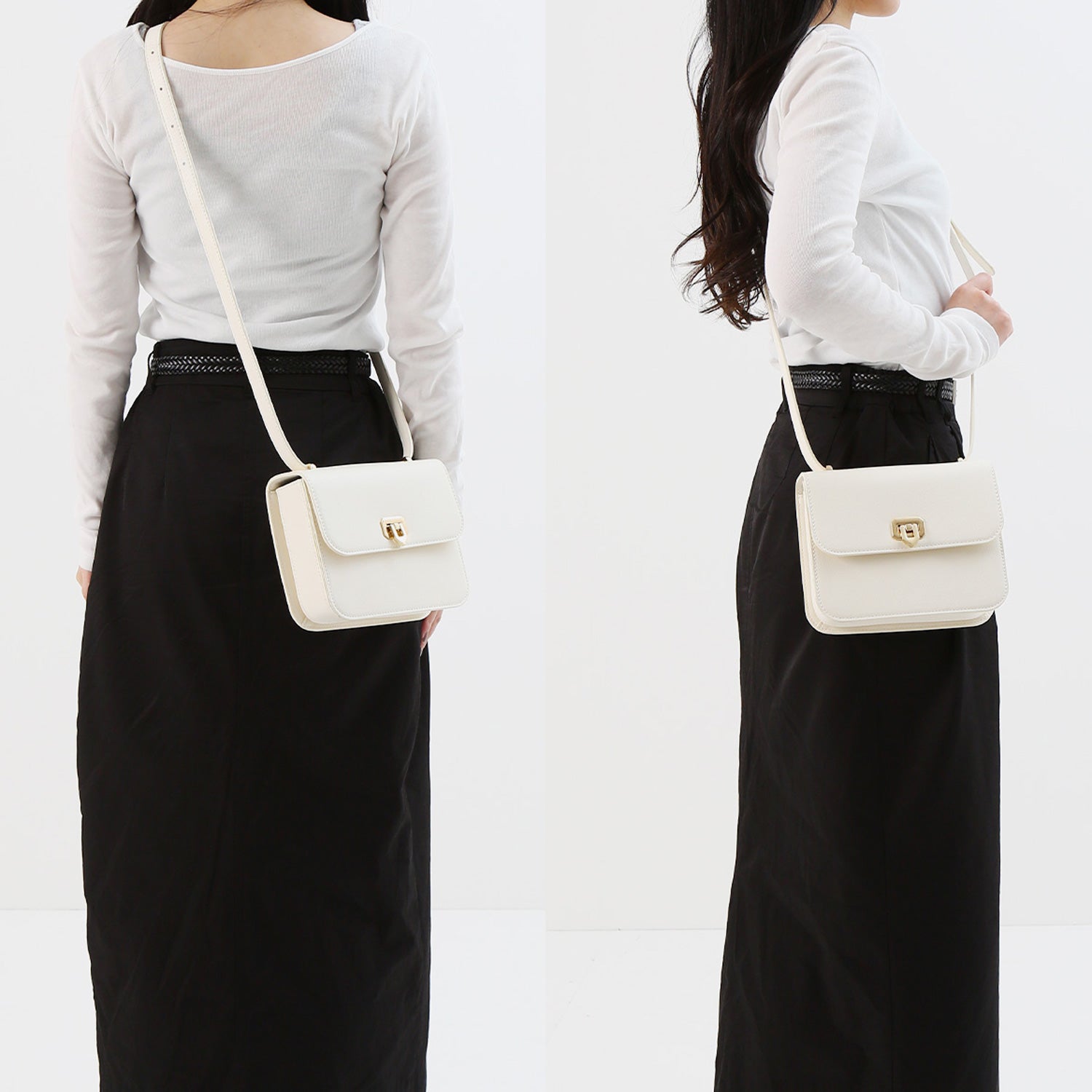 リゼ・ヘルエスタ バックルミニショルダーバッグ