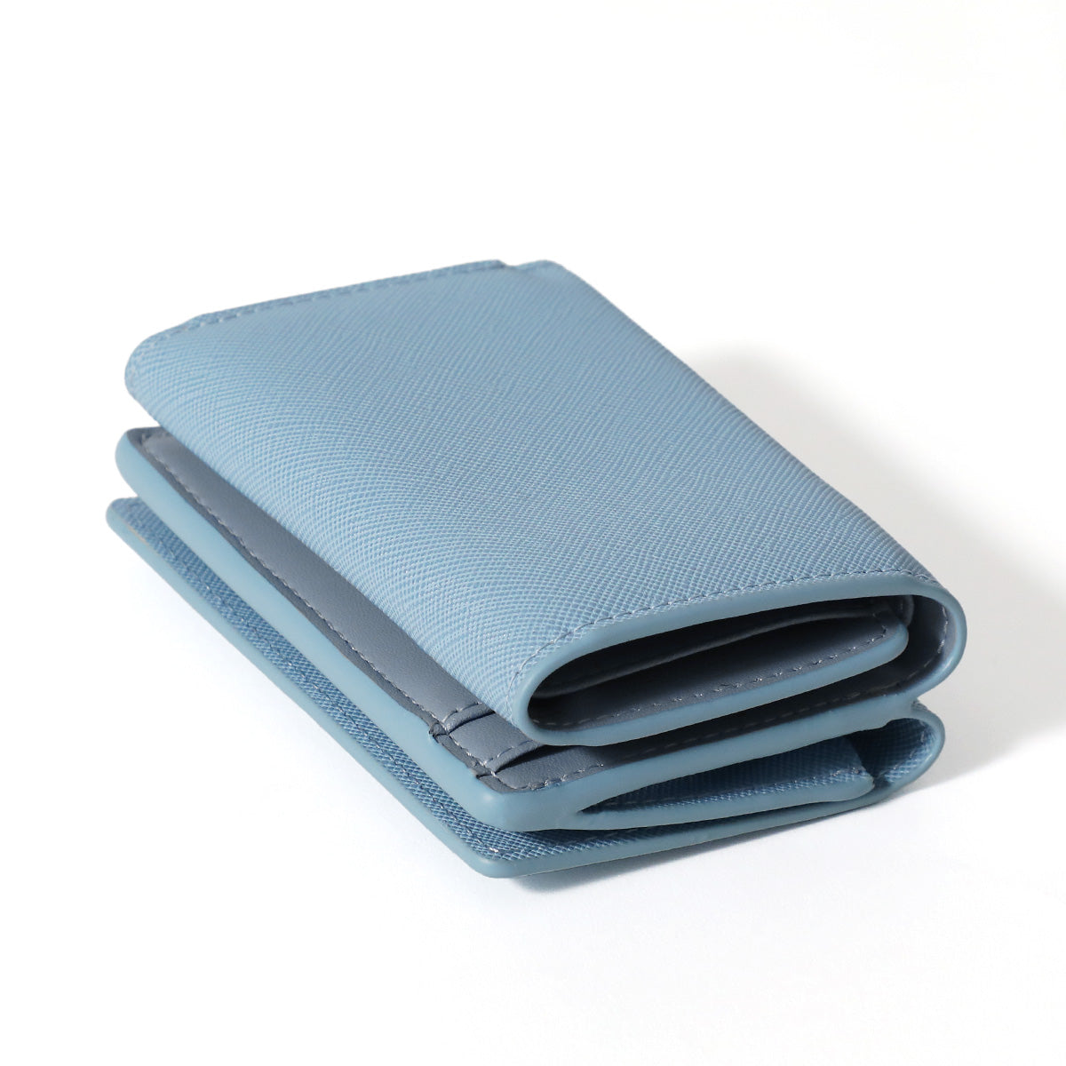イブラヒム コンパクトウォレット:ライトブルー