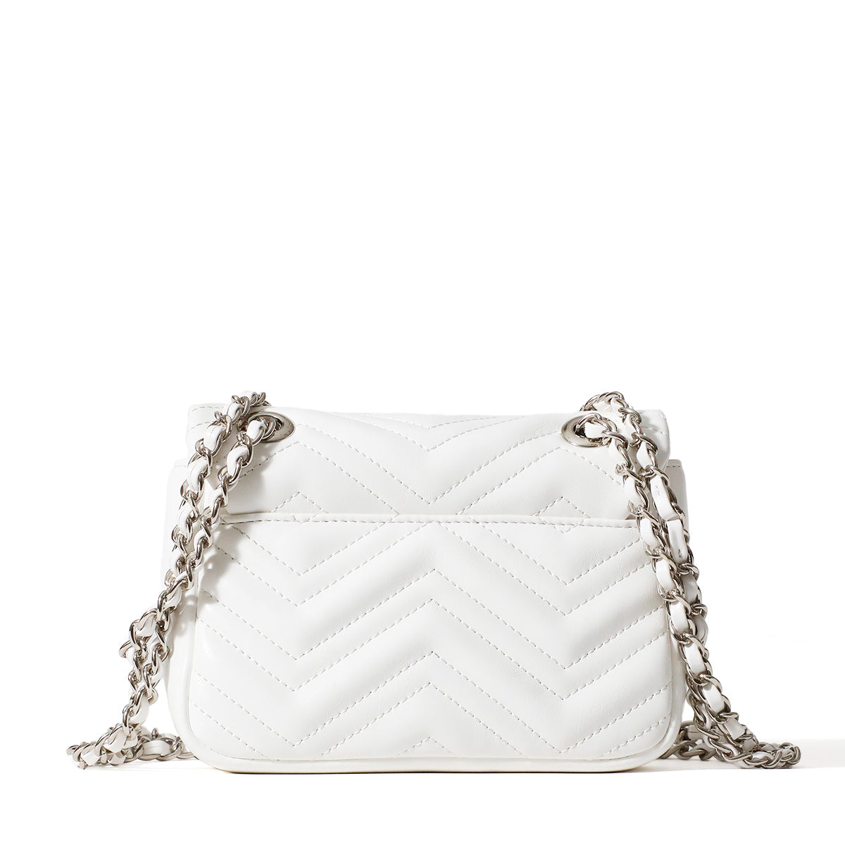 イブラヒム/フレン・E・ルスタリオ チェーンハンドバッグ:ホワイト