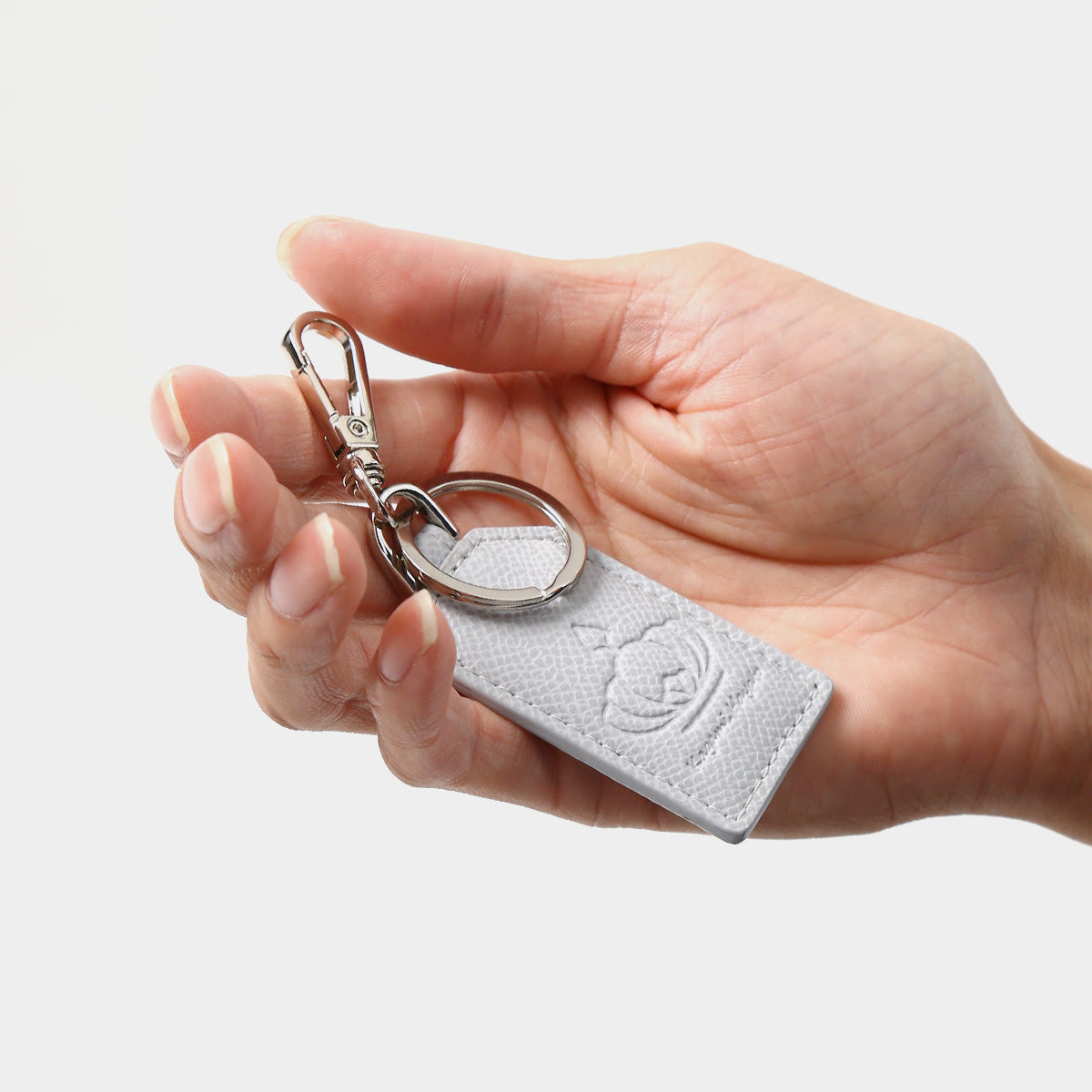 加賀美ハヤト/リゼ・ヘルエスタ モチーフタグキーリング (ライトグレー)