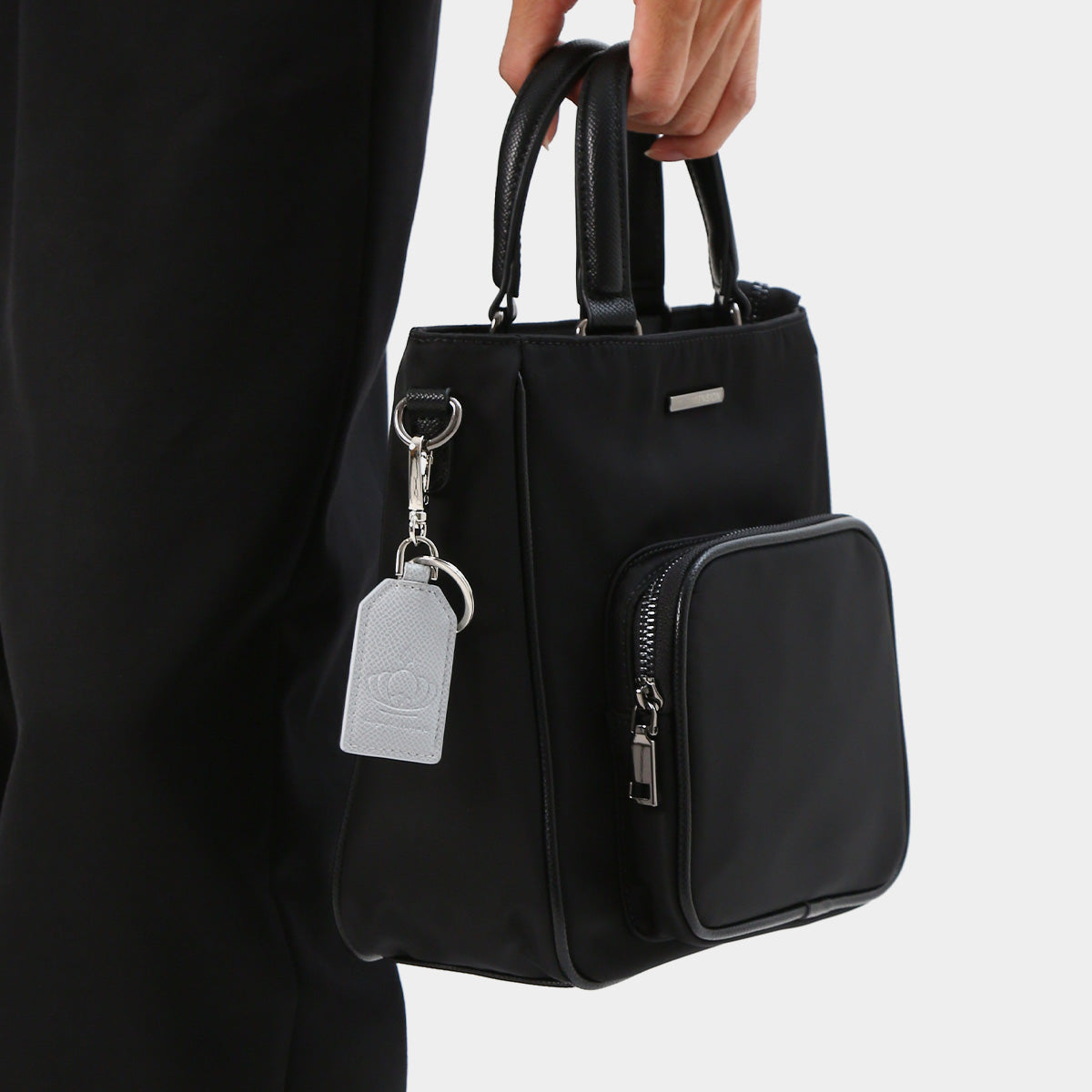 加賀美ハヤト/リゼ・ヘルエスタ モチーフタグキーリング (ライトグレー)