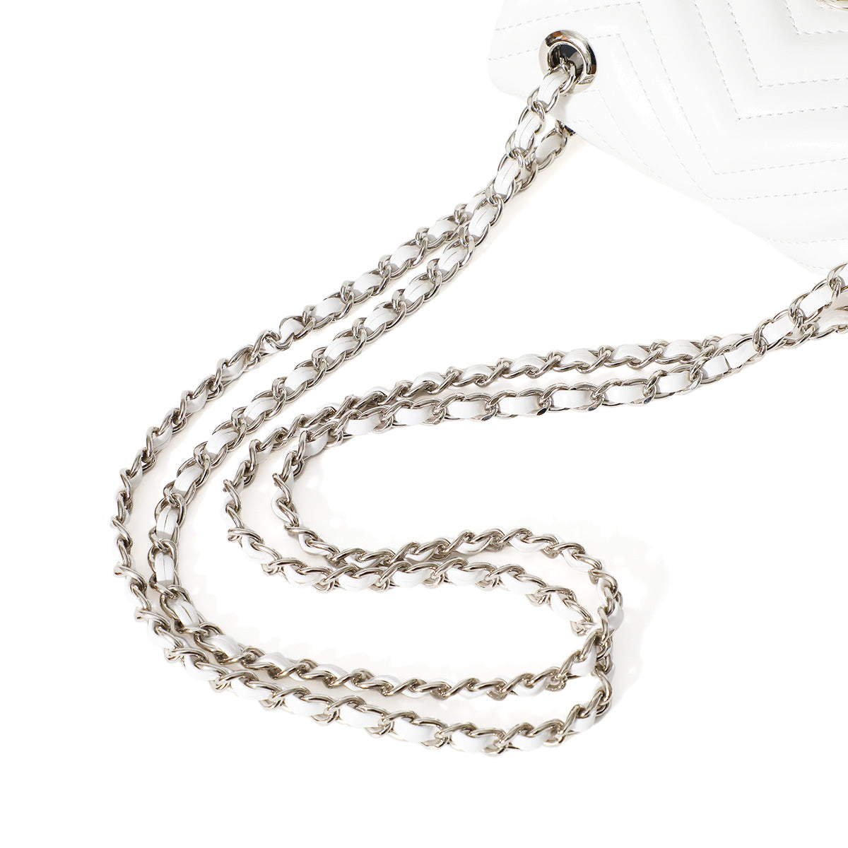 イブラヒム/フレン・E・ルスタリオ チェーンハンドバッグ:ホワイト