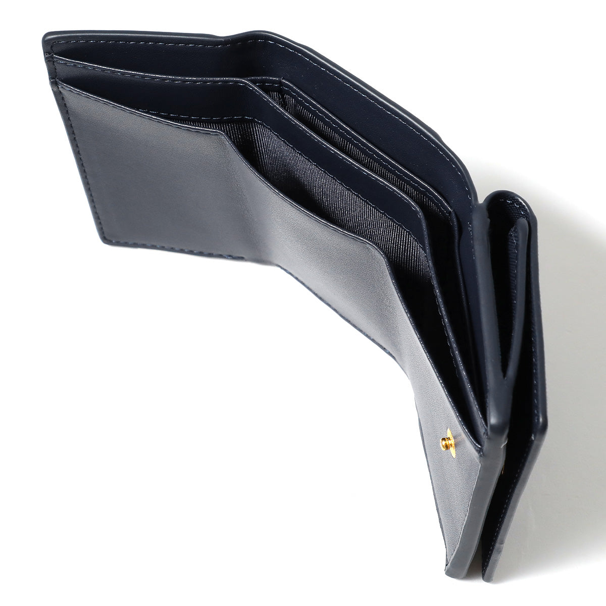 イブラヒム コンパクトウォレット:ネイビー