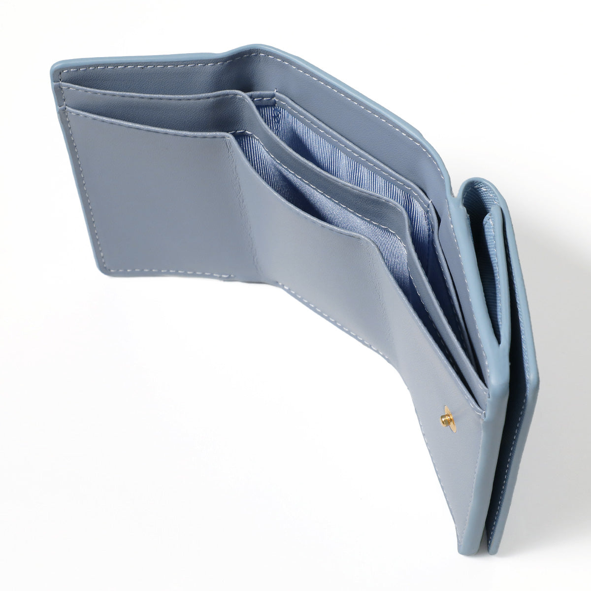 イブラヒム コンパクトウォレット:ライトブルー