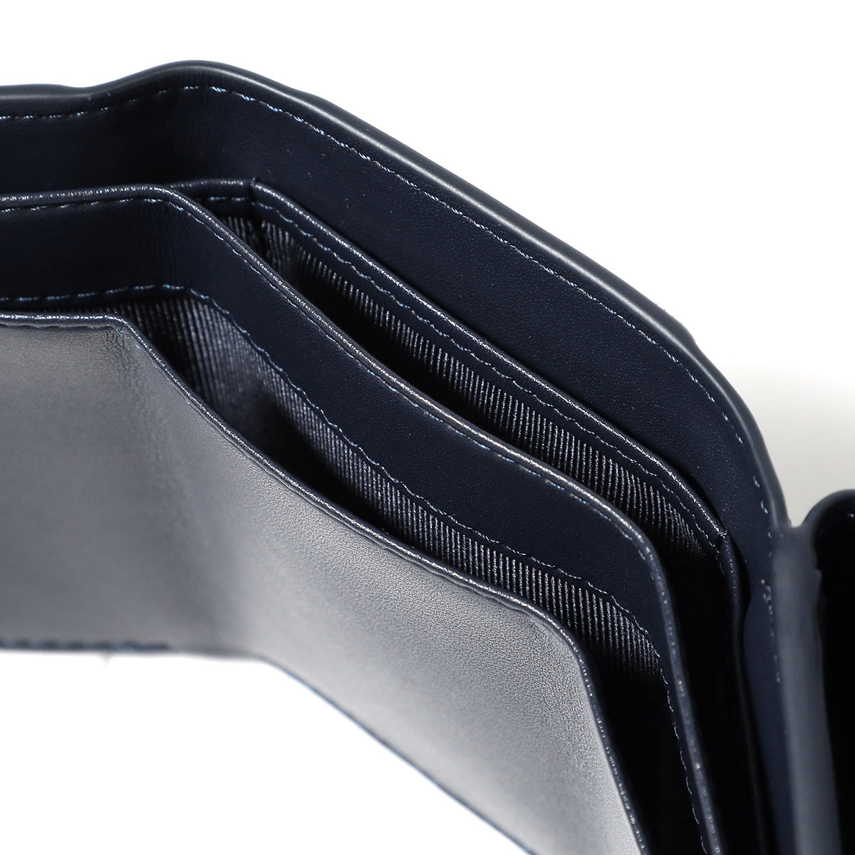 イブラヒム コンパクトウォレット:ネイビー