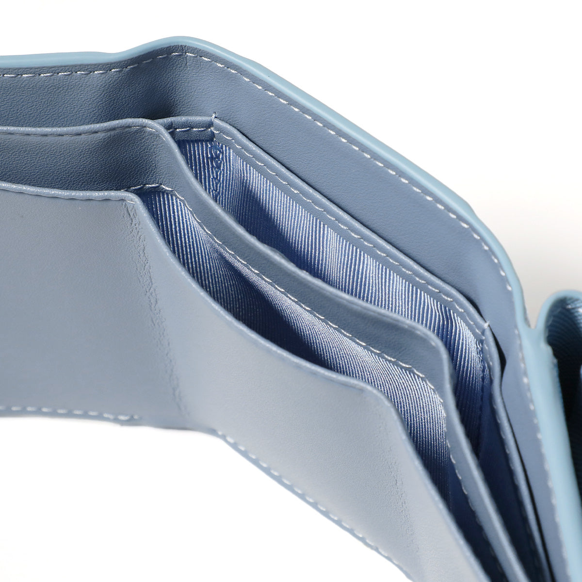 イブラヒム コンパクトウォレット:ライトブルー