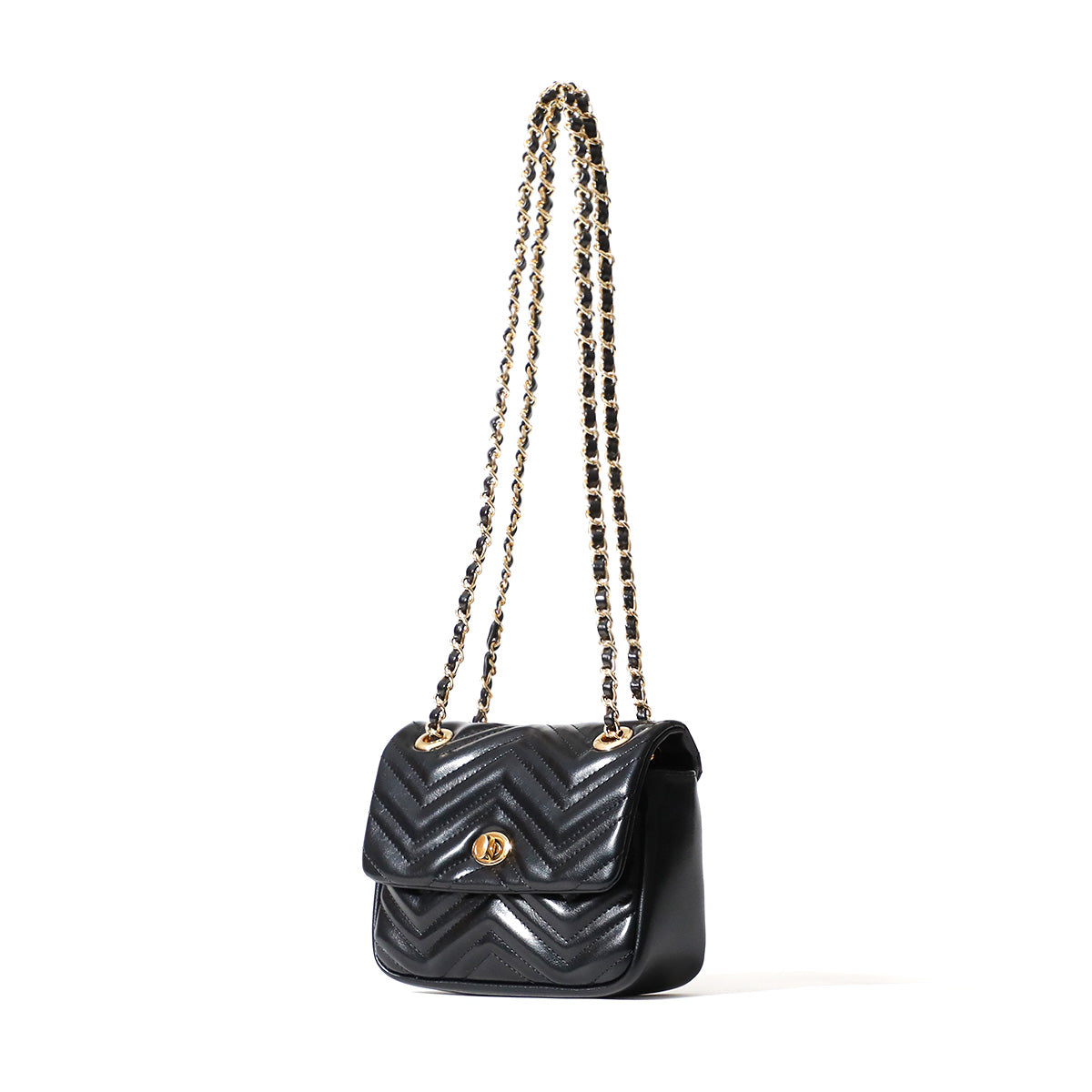 イブラヒム/フレン・E・ルスタリオ チェーンハンドバッグ:ブラック