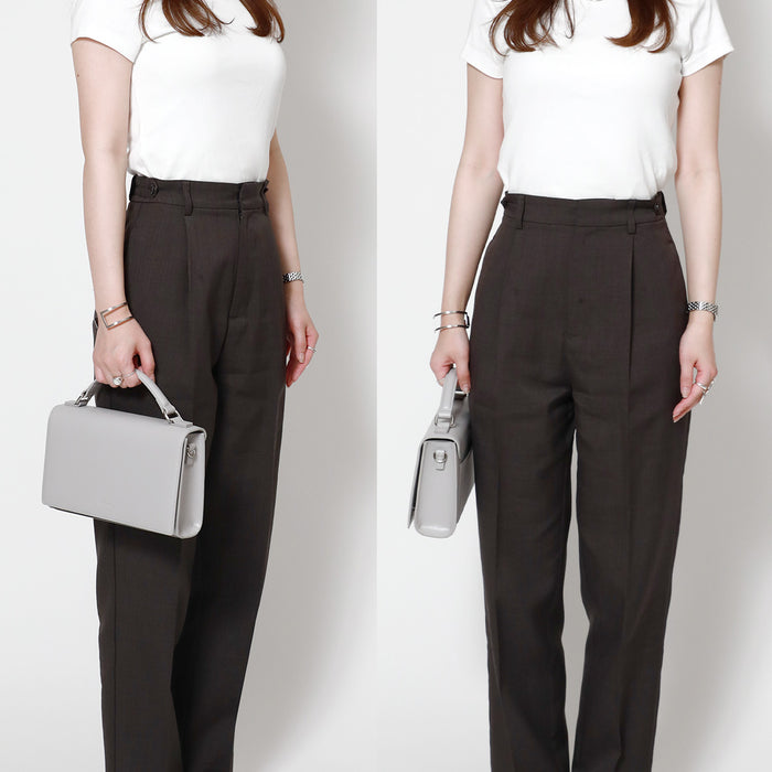 不破湊 ワンハンドルバッグ:グレー