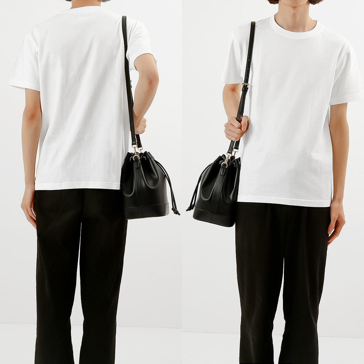 葛葉 ドローストリングバッグ