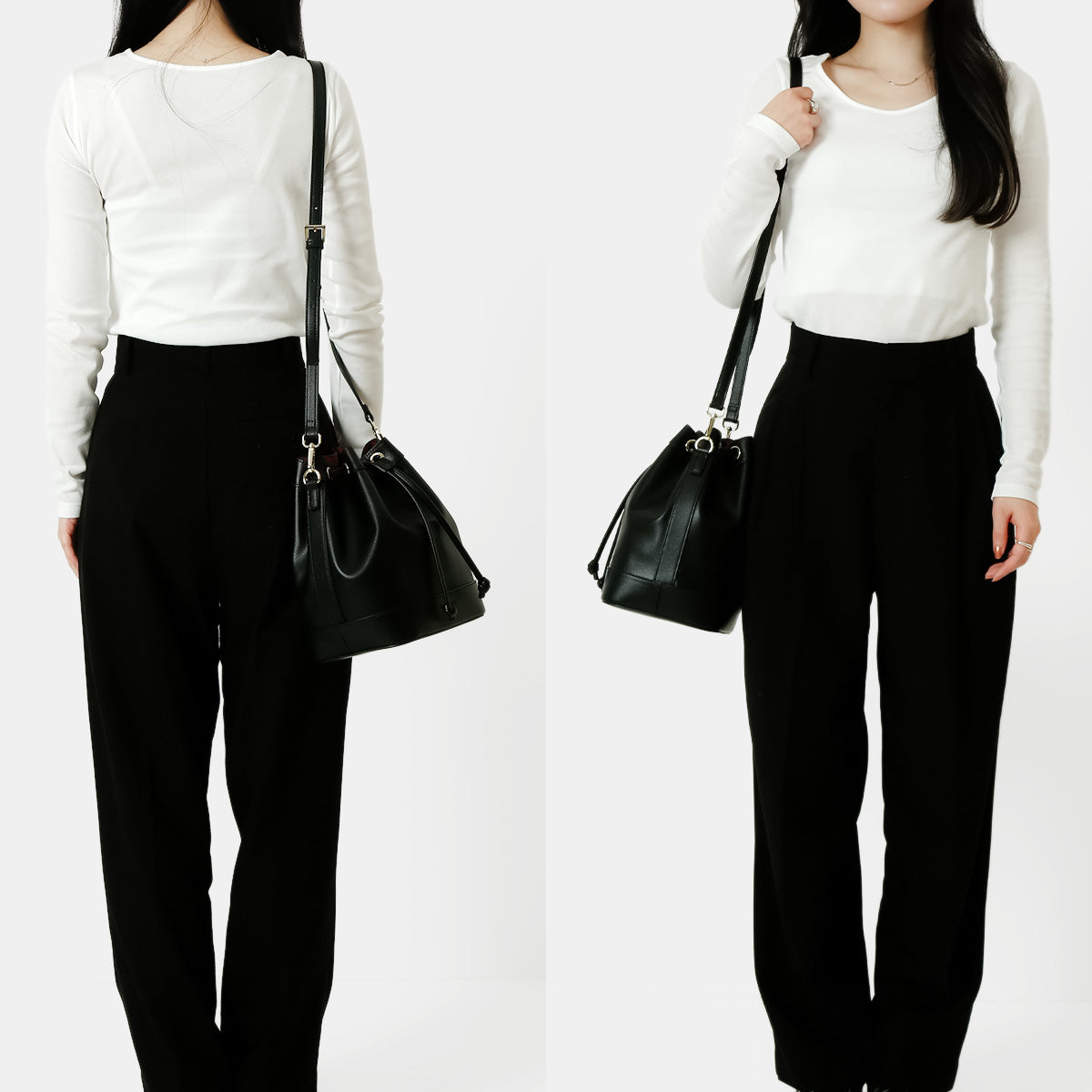 葛葉 ドローストリングバッグ