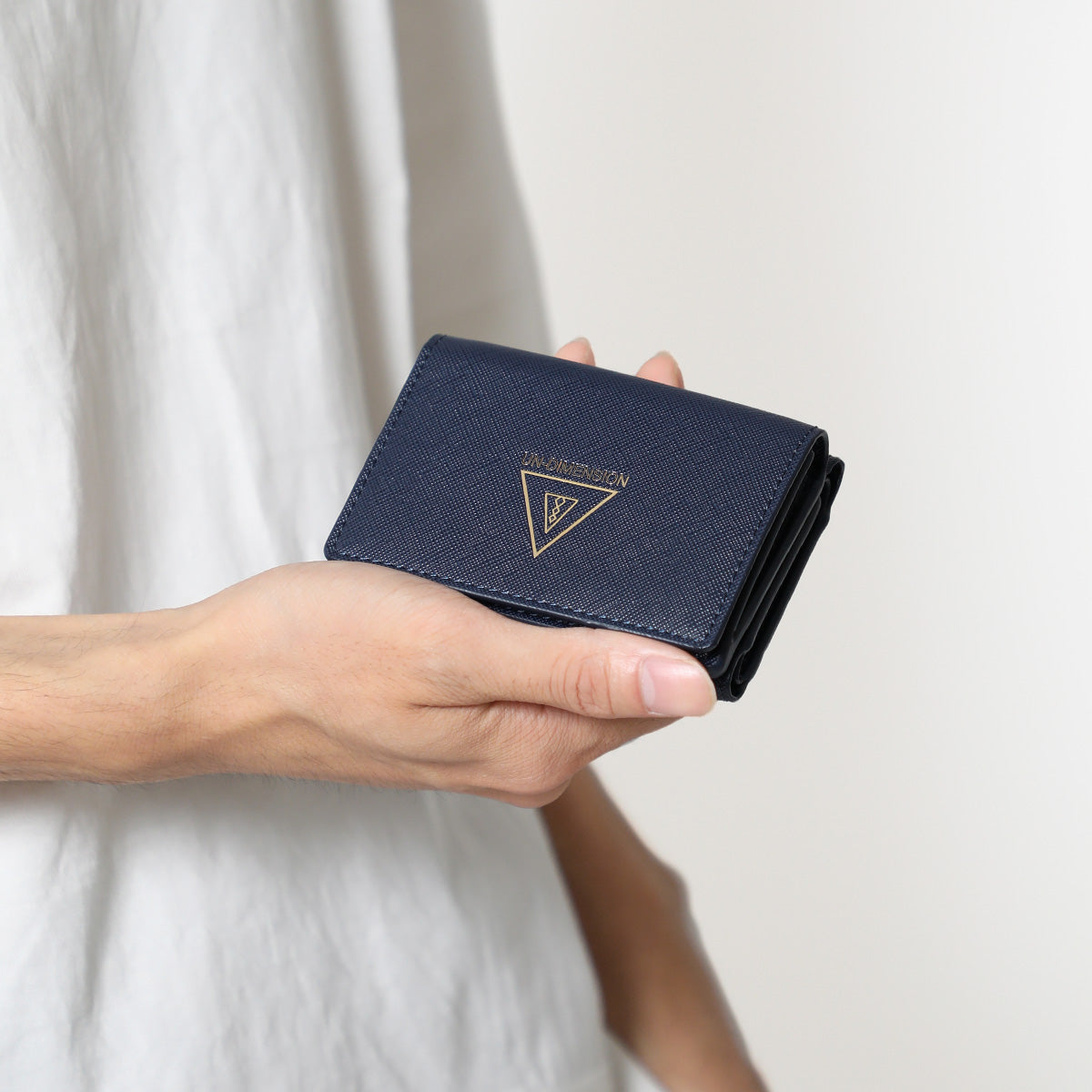 イブラヒム コンパクトウォレット:ネイビー