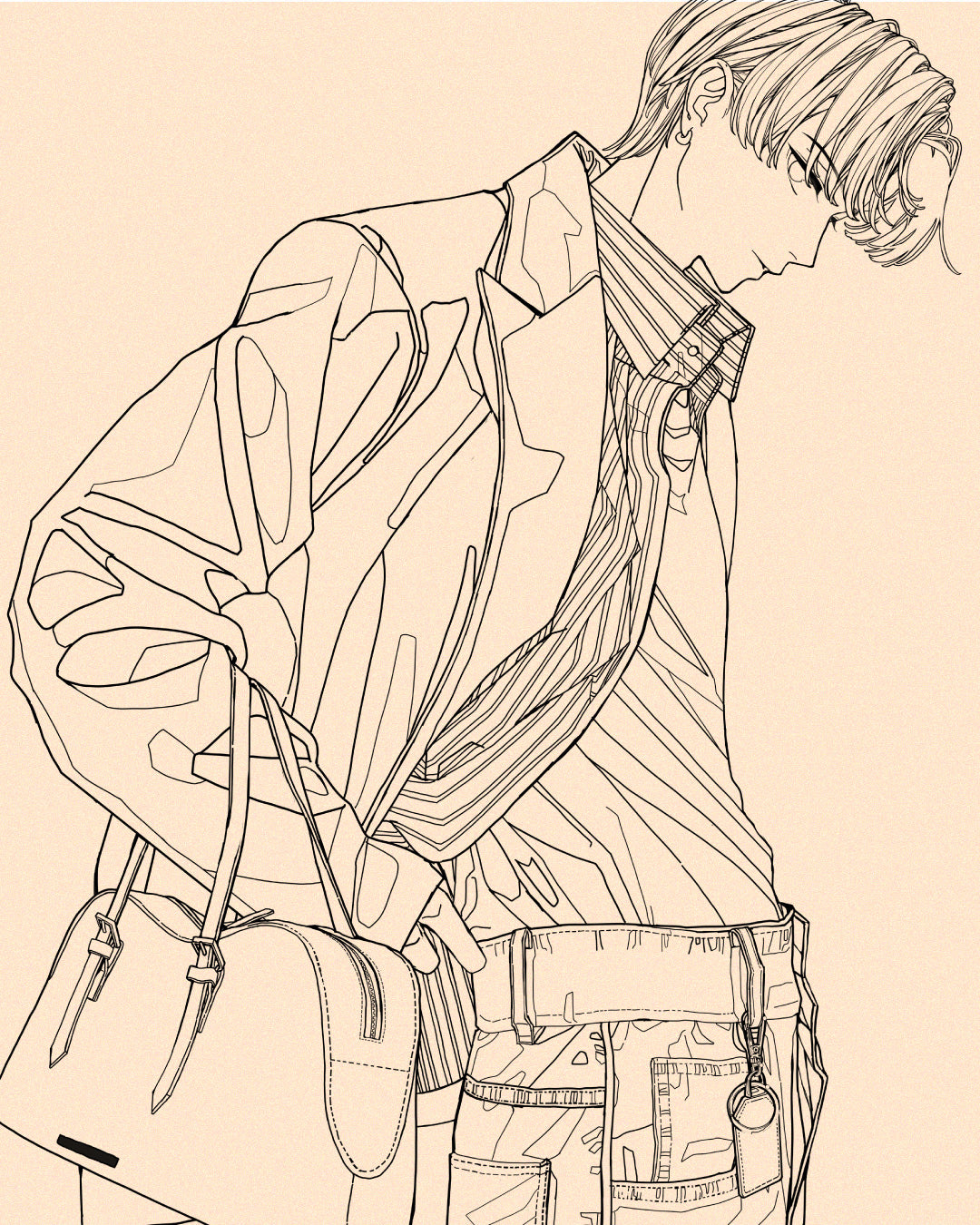 【WEB用】加賀美ハヤト-01_線画.jpg__PID:38845f1d-e5b2-47e4-ab79-c1b39da27228