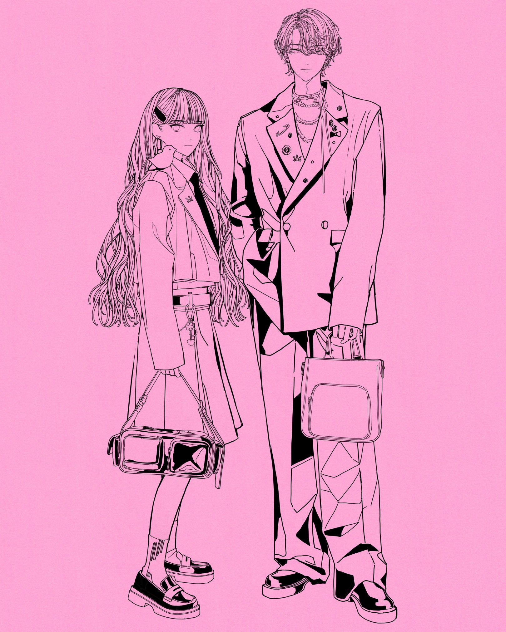 【WEB用】2shot-01_線画.jpg__PID:c3a652e7-7438-445f-9de5-b2f7e46b79c1