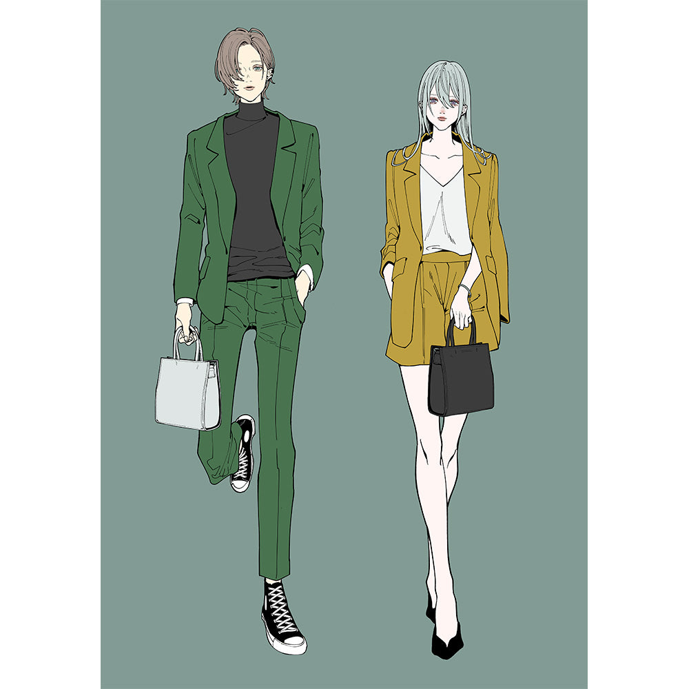 叶 / 樋口楓 2way ハンドバッグ:オフホワイト