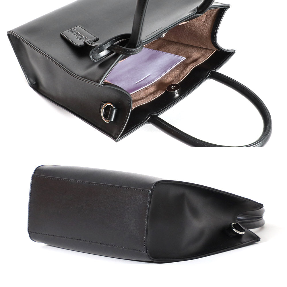 叶 / 樋口楓 2way ハンドバッグ:ブラック