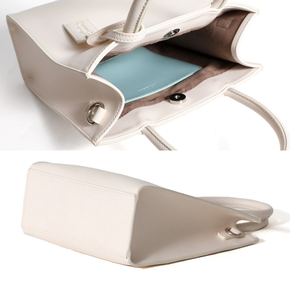 叶 / 樋口楓 2way ハンドバッグ:オフホワイト