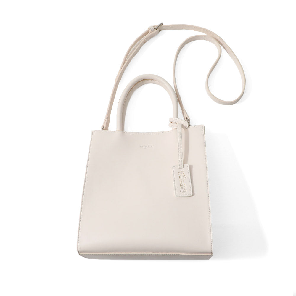 叶 / 樋口楓 2way ハンドバッグ:オフホワイト