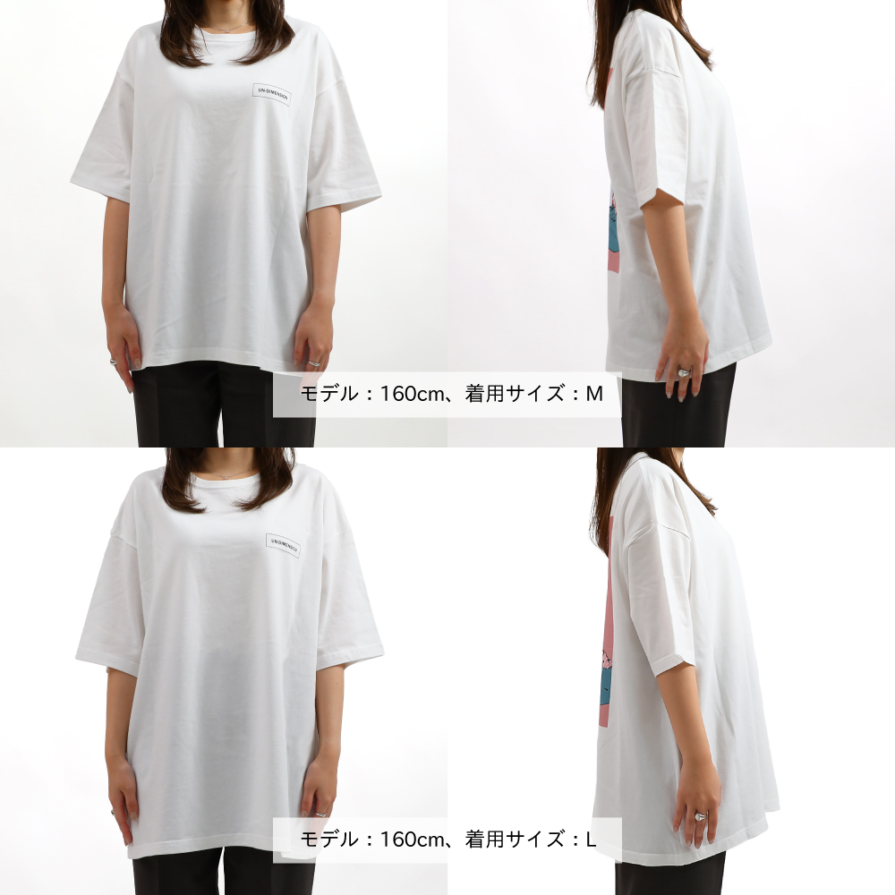 樋口楓 グラフィックオーバーサイズTシャツ2