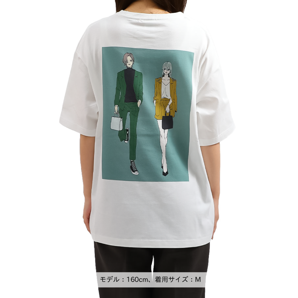 叶 / 樋口楓 グラフィックオーバーサイズTシャツ3