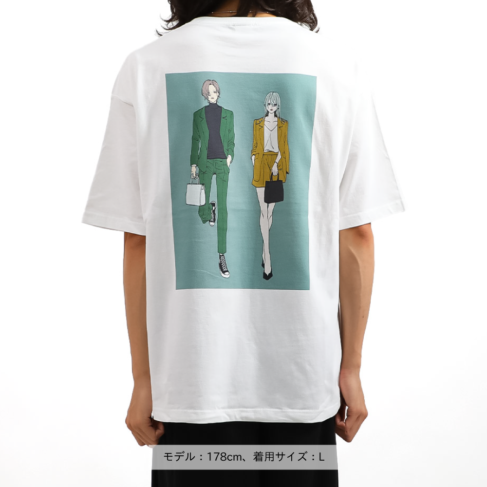 叶 / 樋口楓 グラフィックオーバーサイズTシャツ3