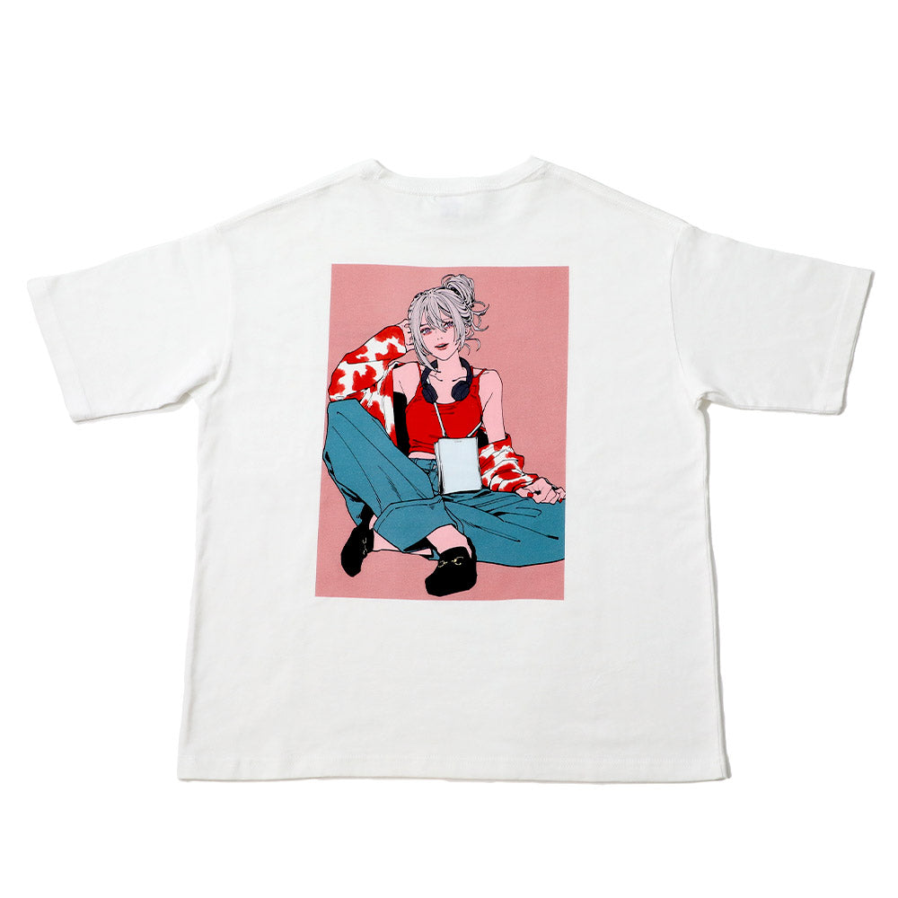 樋口楓 グラフィックオーバーサイズTシャツ2