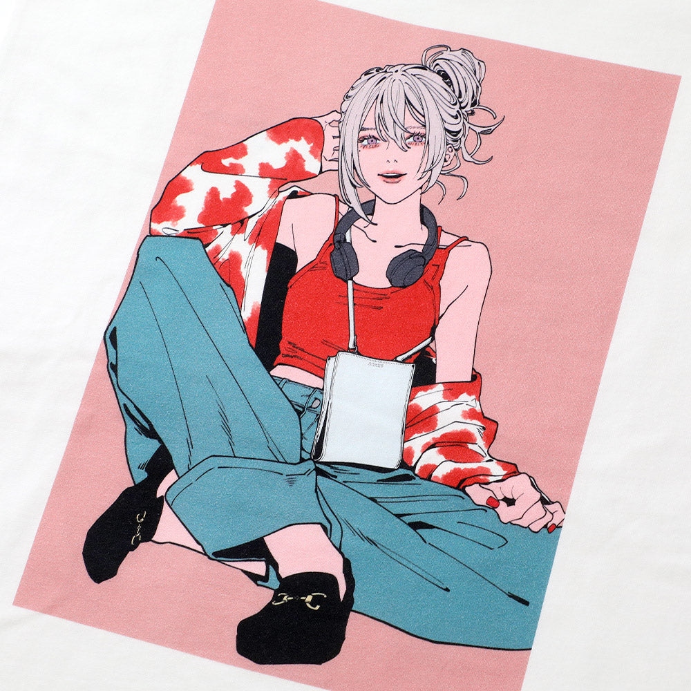 樋口楓 グラフィックオーバーサイズTシャツ2