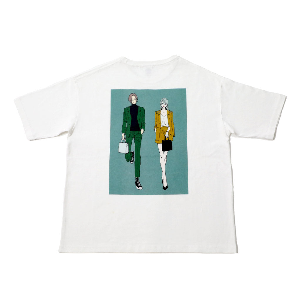 叶 / 樋口楓 グラフィックオーバーサイズTシャツ3