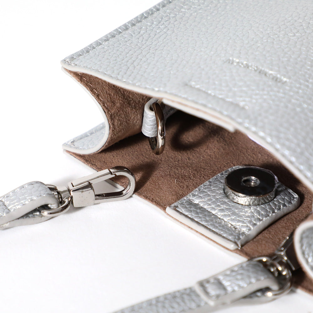 樋口楓ミニショルダーバッグ:シルバー