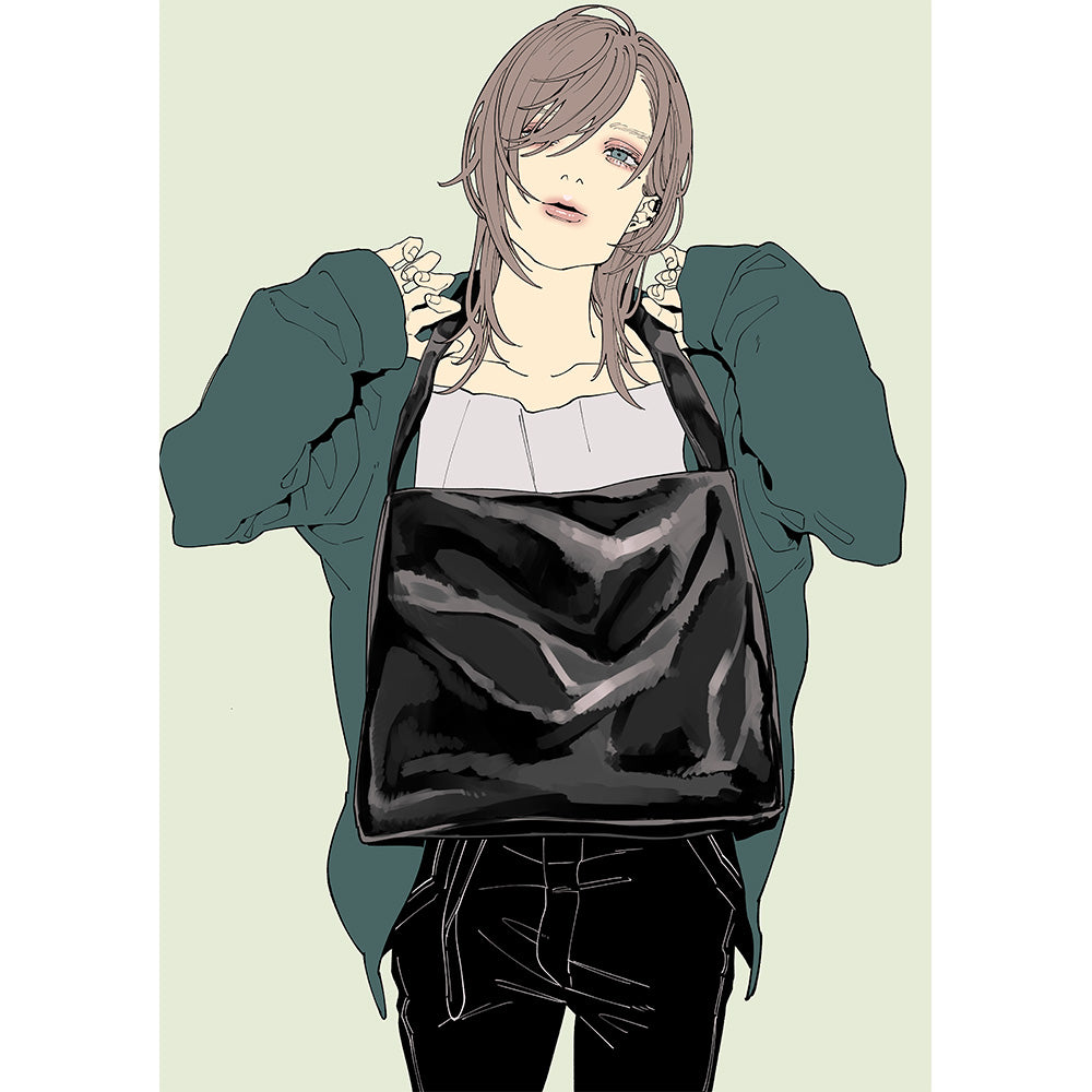 叶ビッグショルダーバッグ