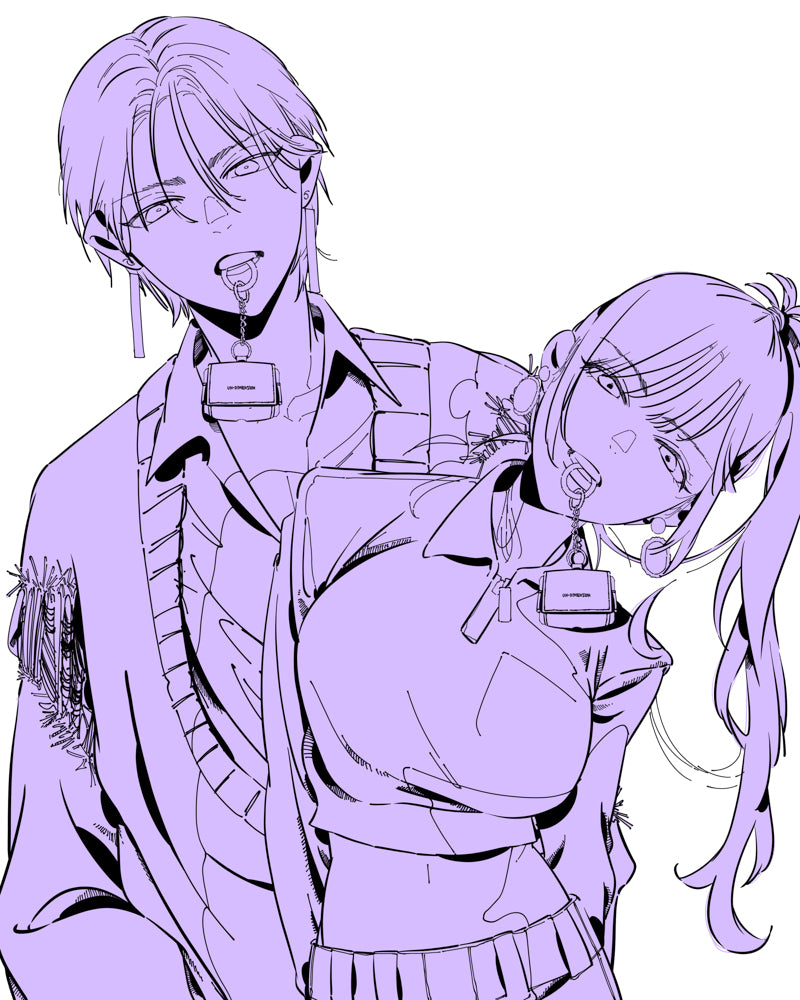 イブラヒム/フレン・E・ルスタリオ ワイヤレスイヤホンケース：レッド