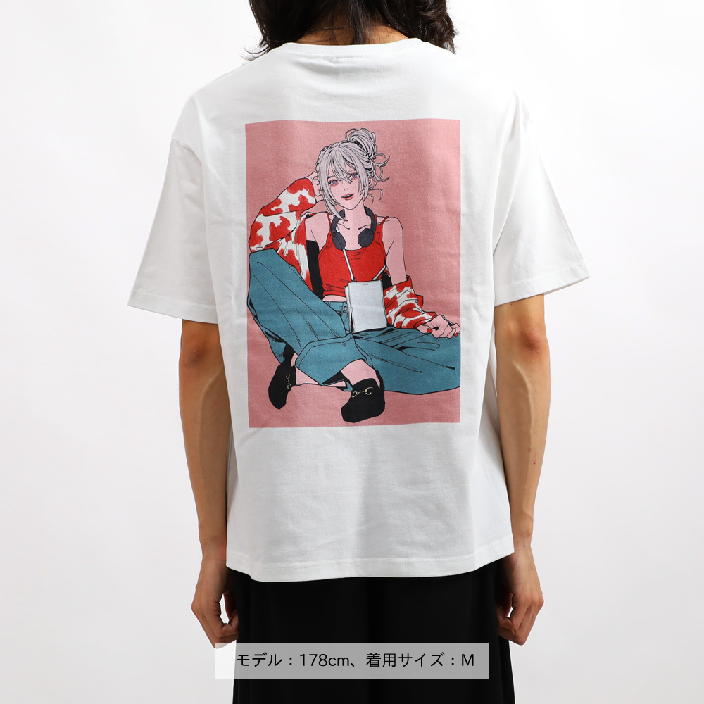 【新品】NAPTIME プリントBIGT- SHIRTS-総柄 Lサイズ 樋口楓 グラフィックオーバーサイズTシャツ2 – un-dimension