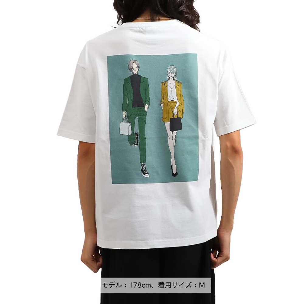 叶 / 樋口楓 グラフィックオーバーサイズTシャツ3